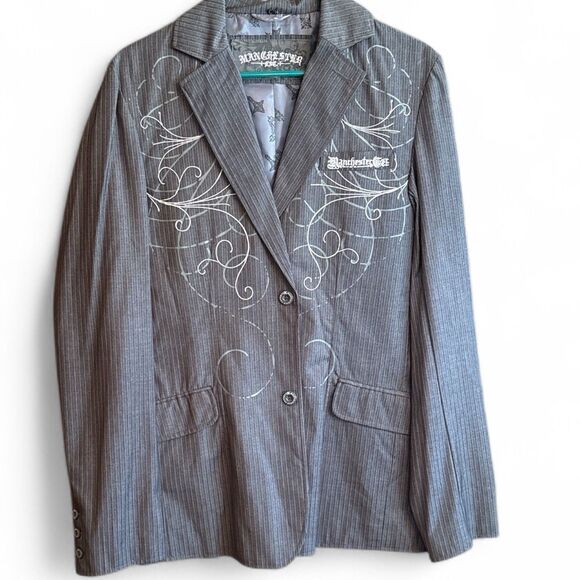 True Religion Manchester Sport Jacket Blazer Two Button Size Small - Picture 1 of 15